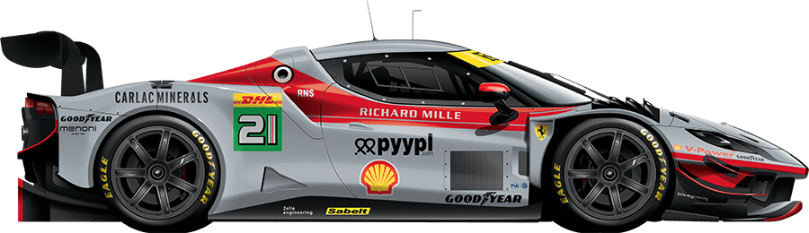 #21 Ferrari 296 GT3 Evo