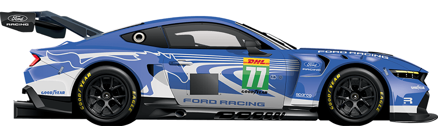 #77 Ford Mustang GT3 Evo