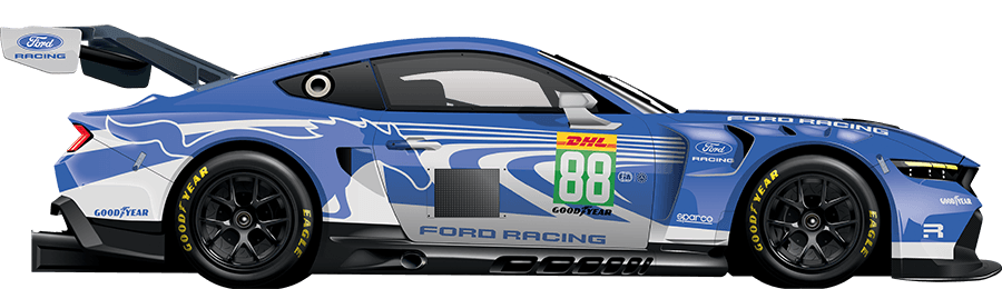#88 Ford Mustang GT3 Evo