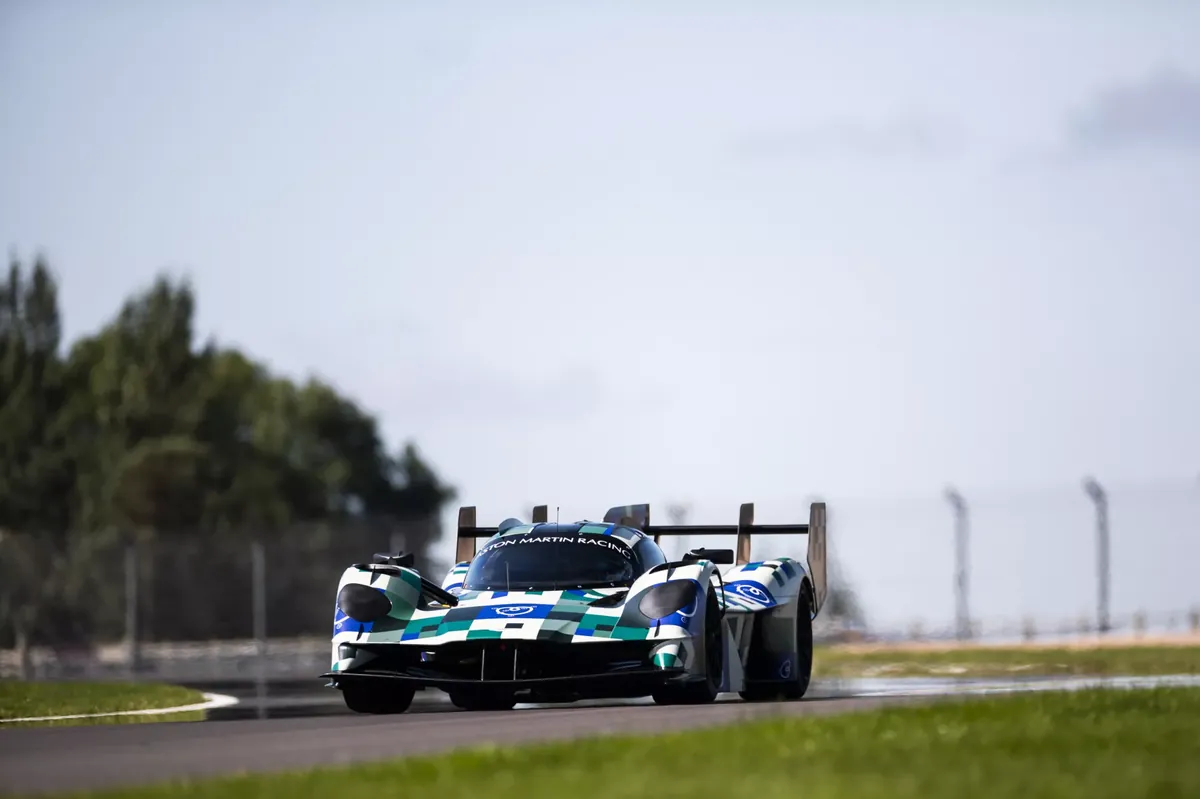 Aston Martin Valkyrie racing car